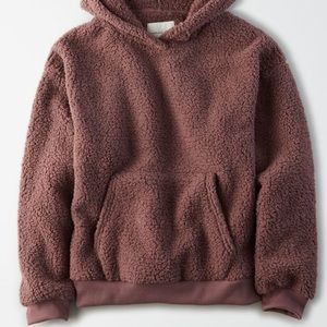 Women’s sherpa hooded pullover